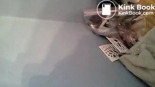 BBW takes a shit above toilet 2