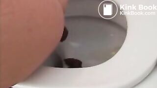 gorgeous amateur girl shitting