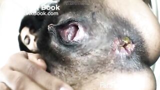 kitty catherine shits in fart chair