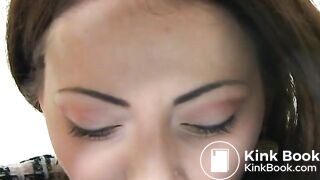 Farting and peeing on toilet bowl - Veronica Jett