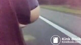 From the car
