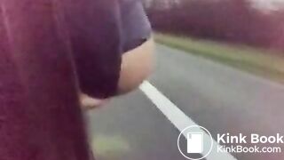 From the car