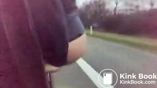 From the car
