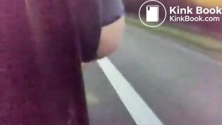 From the car