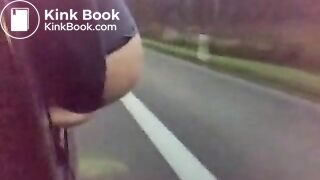From the car
