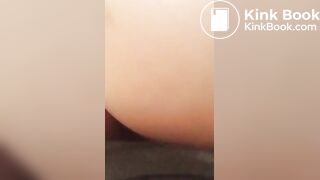 Me huge shitting in toilet