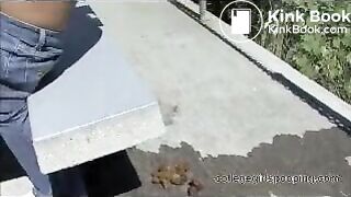 Pauline_Kisha outdoor poop
