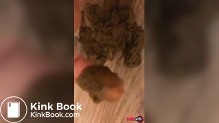 Big Booty Redbone Shitting and Pissing