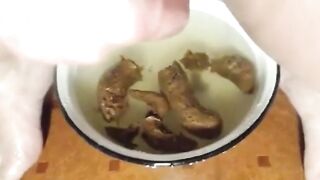 She does it in the bowl 1