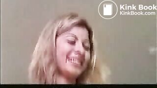 Hot babe shitting