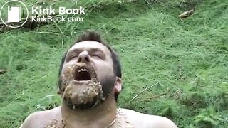 Scat cute teen takes a shit