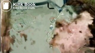 licking the shit from the ass and sucking off his cock