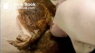 licking the shit from the ass and sucking off his cock