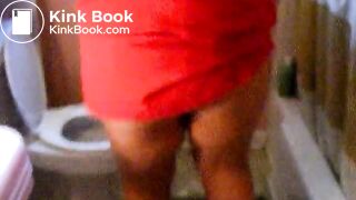 Peeprincess panty poop in bathroom