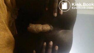 Black girl shitting