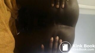 Black girl shitting