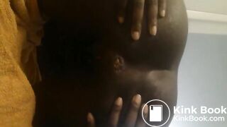 Black girl shitting