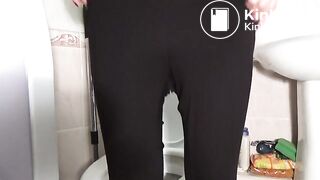 Russian slut Emily scat living toilet