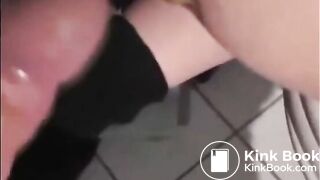Deep thrusts into shitty hole