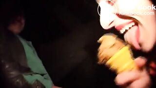 Warm brown ice-cream