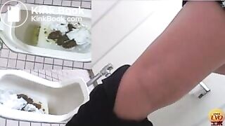 Asian - STEAMY Big Turd - actual steam