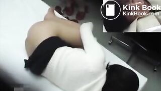 Doctor prescribes an enema for young woman