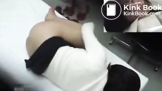 Doctor prescribes an enema for young woman