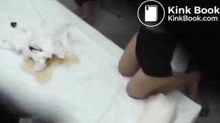 Doctor prescribes an enema for young woman