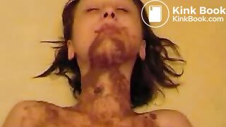 Young Scat Slut Brown Shower