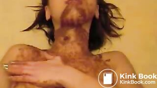 Young Scat Slut Brown Shower