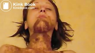 Young Scat Slut Brown Shower