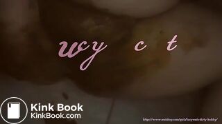 Shit stuffed pussy got fucked  LucyScat