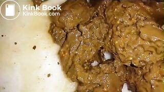 masked babe, poop and smear