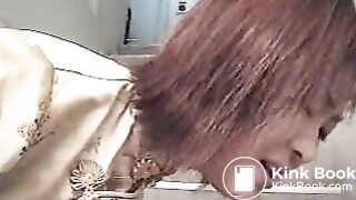 Desperate girl shit in pantyhose 4