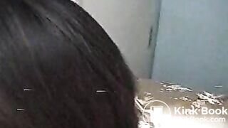 Desperate girl shit in pantyhose 4