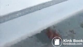 pretty blonde in tight jeans poos