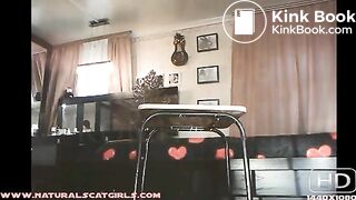Girl Taking a Shit