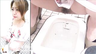Sexy lady shitting