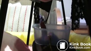 Spanish girls pooping on slave (4)