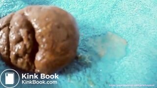 Fart and queef with shitty anal creampie