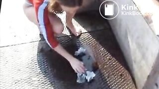 teen girl poops