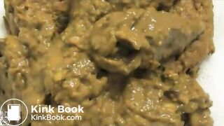 High Helled Girl, Shitting Into Condom