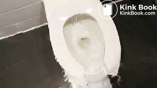 Public Porn Convention Pee and Surprise Poop