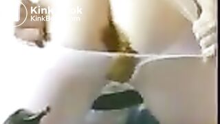 Pantyhose poop