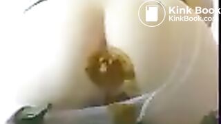 Pantyhose poop