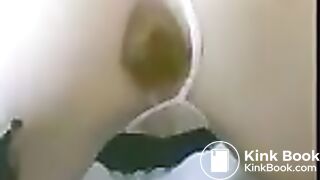 Pantyhose poop