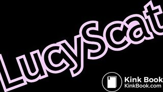 I destroy my Pantyhose to smear!  LucyScat