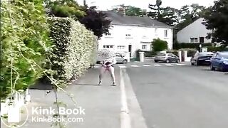 Blonde mature shitting in public On shittytube