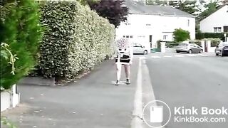 Blonde mature shitting in public On shittytube