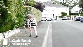 Blonde mature shitting in public On shittytube